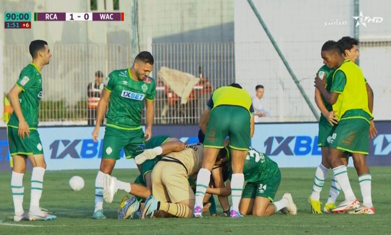 شاهد:هدف الفوز الرجاء الفوز علي الوداد (10) الدوري المغربي فعل بدر بانون