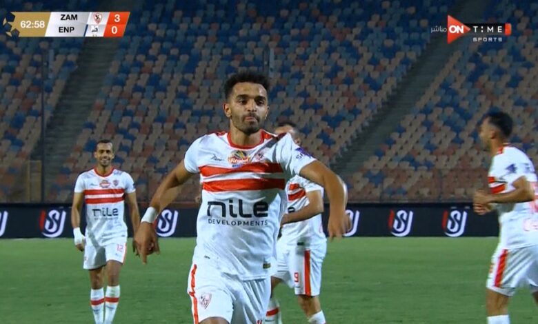 شاهد:هدف الزمالك الرابع في مرمي انبي بريك المصري .. يوسف أوباما