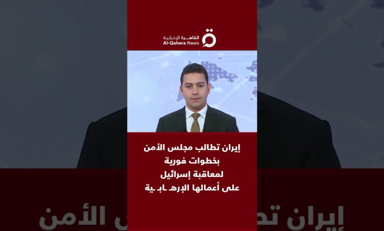 القاهرة الاخبارية: إيران تطالب مجلس الأمن بخطوات فورية لمعاقبة إسرائيل على أعمالها الإرهـ ـابـ ـية